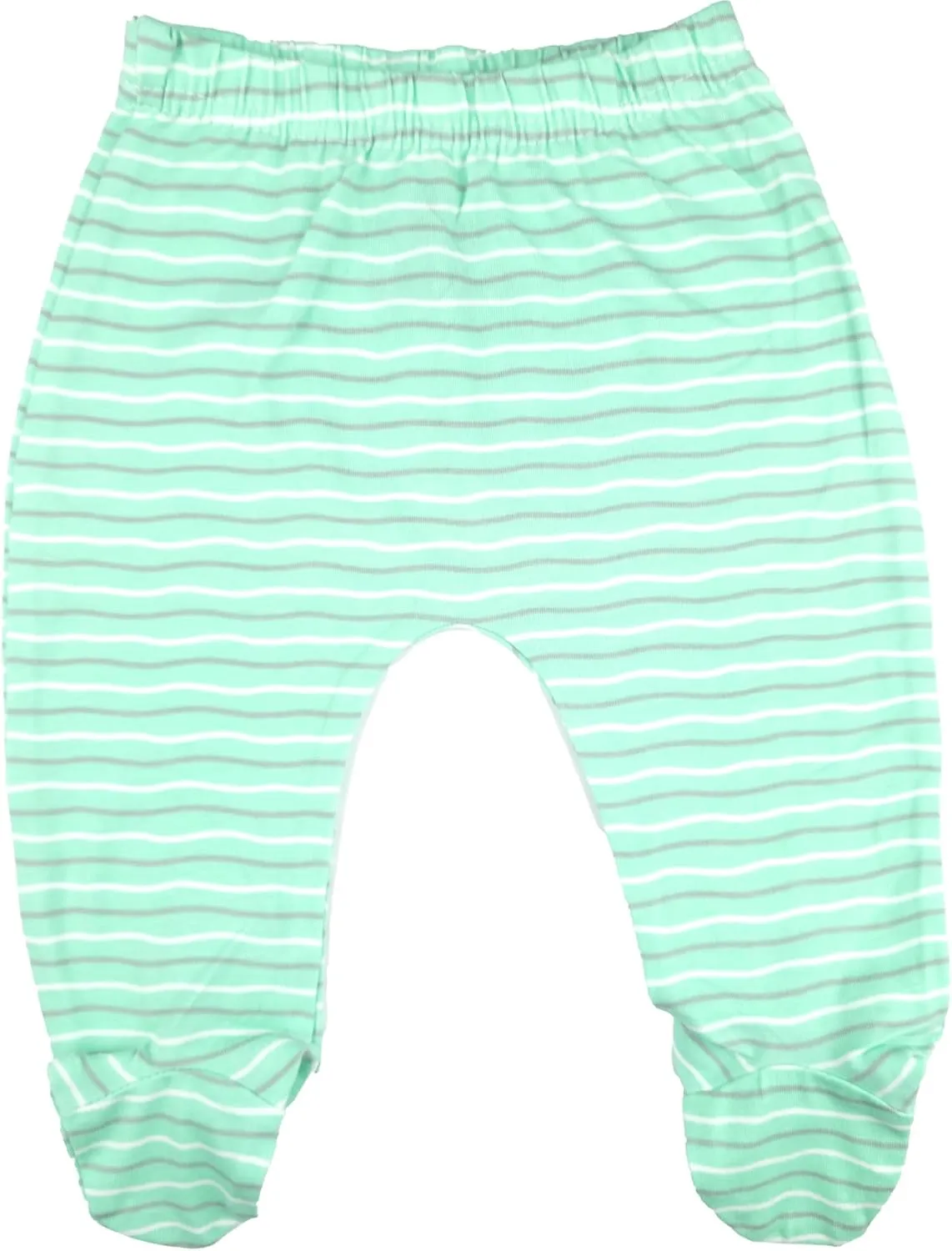 123 Bear Baby Soft Cotton Spandex Pants with Feet