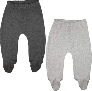 123 Bear Baby Soft Cotton Spandex Pants with Feet