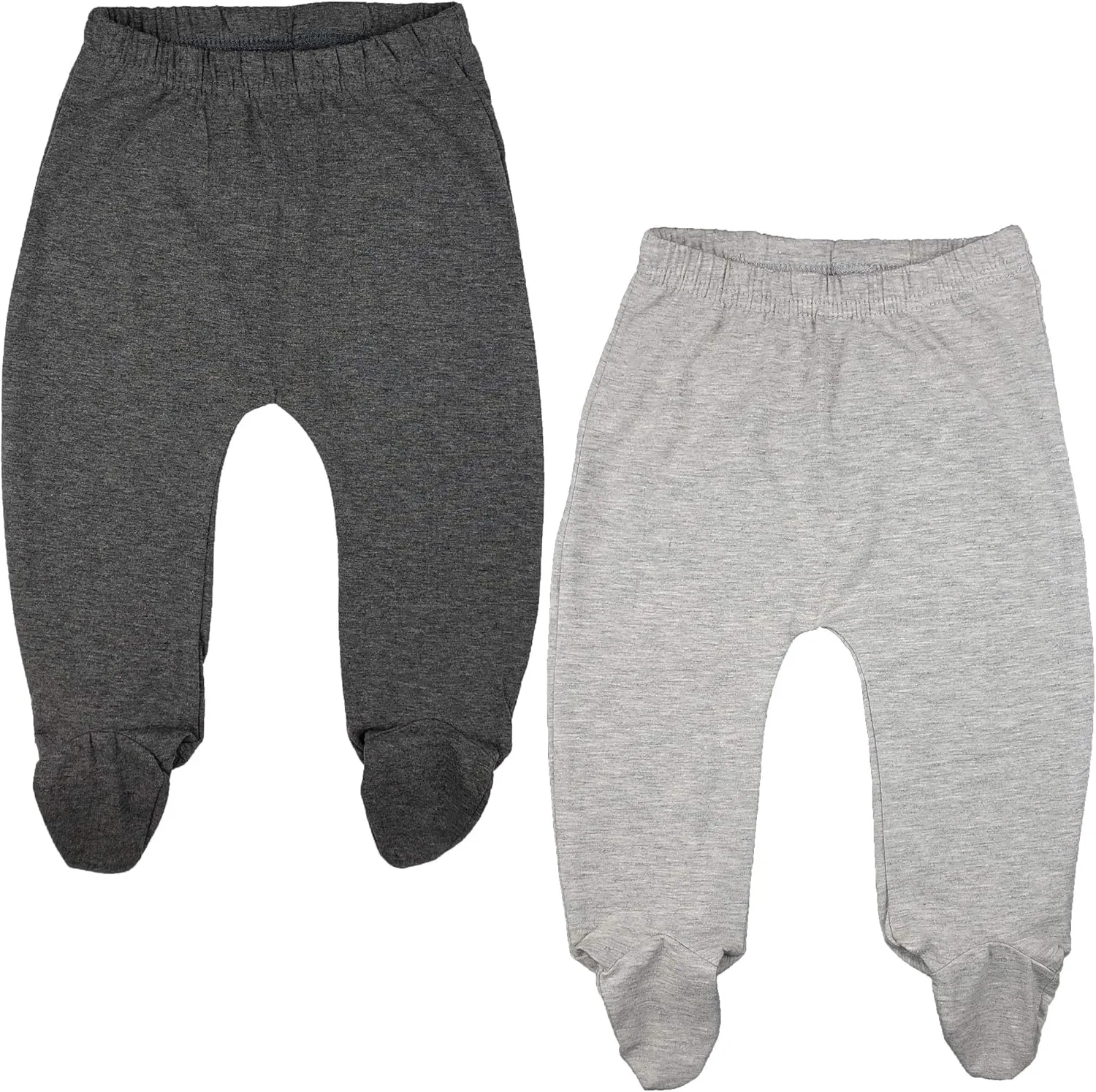 123 Bear Baby Soft Cotton Spandex Pants with Feet