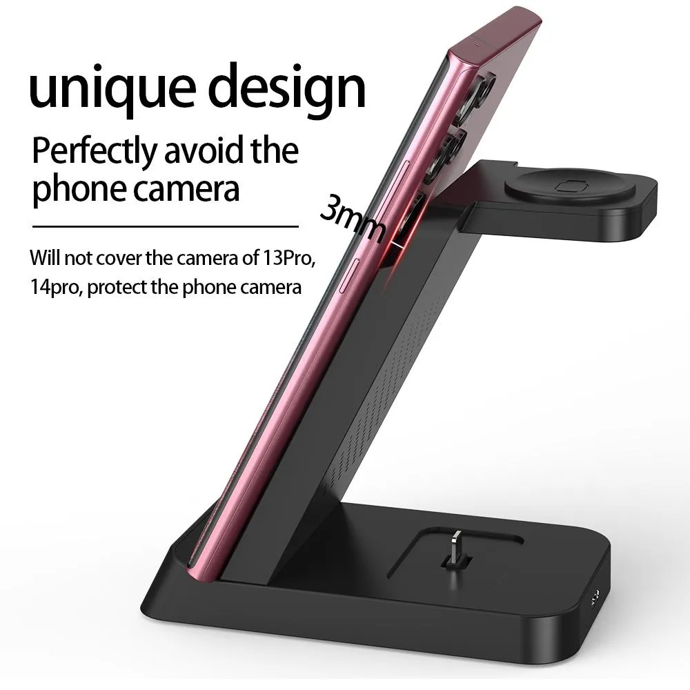 15W 3 In 1 Wireless Charger For Samsung Watch And Galaxy Buds