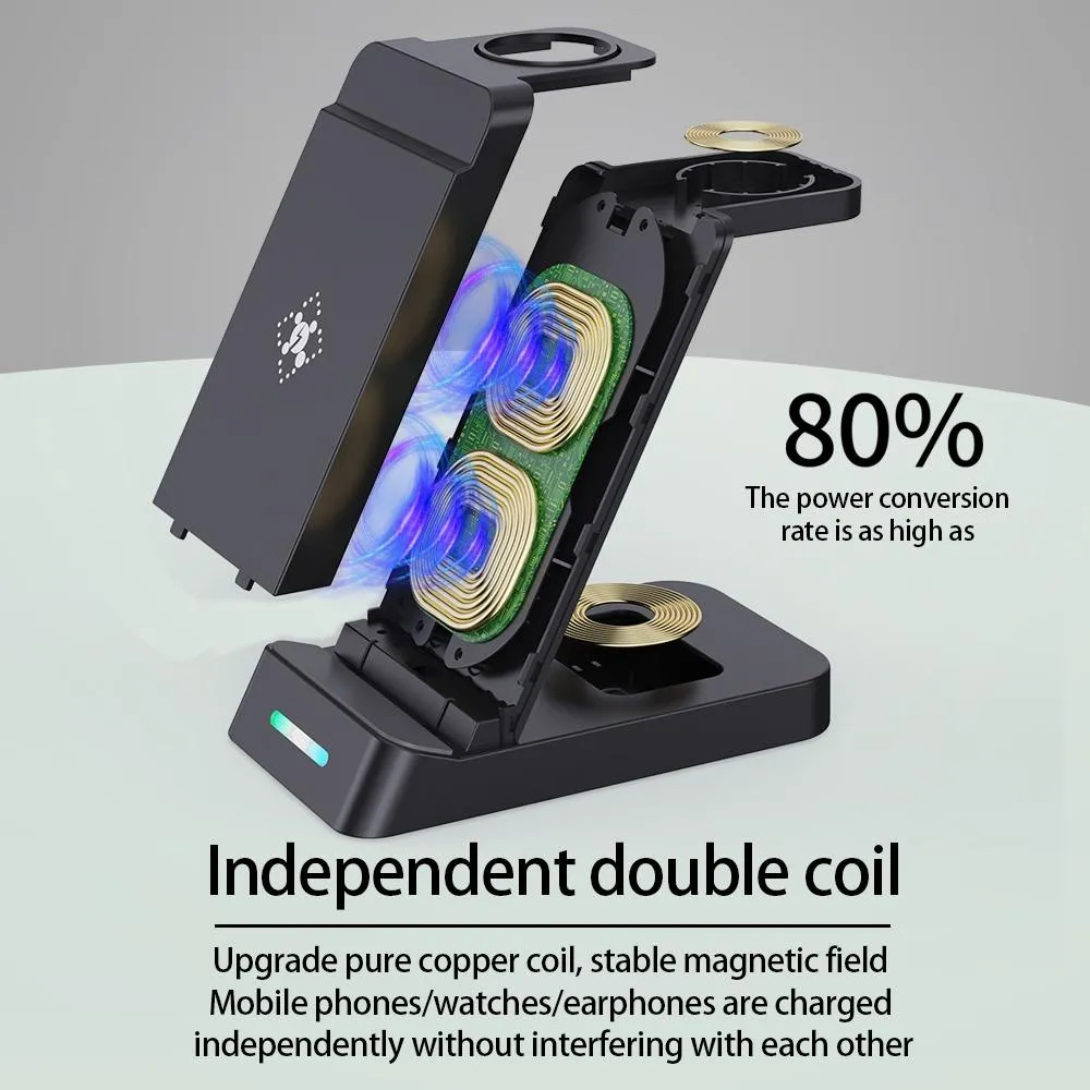 15W 3 In 1 Wireless Charger For Samsung Watch And Galaxy Buds
