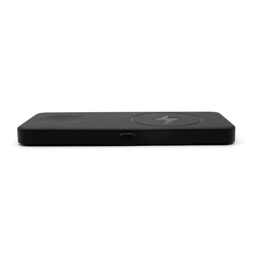 2 In 1 Magnetic Wireless Charger Black