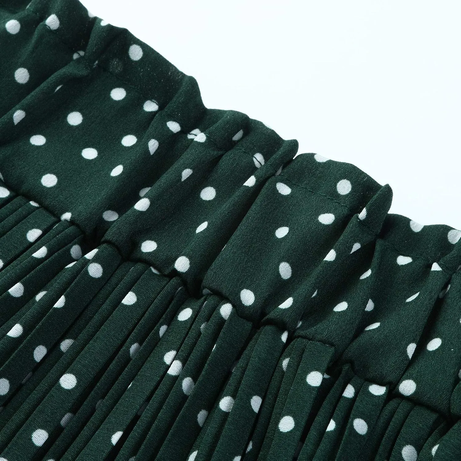 2023 Summer Spring Women's Casual Skirts Skirts for Women Trendy Elegant High Skirt Dot Women's Pleated Midi