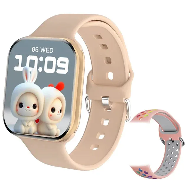 2024 Watch 9 Mini Smart Watch Men Blood Glucose BT Call NFC Always On Display Fitness Women Series 8 Smartwatch For Ios Watches