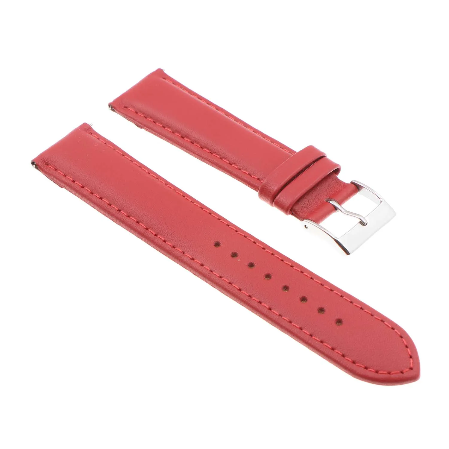 24mm Leather Smart Watch Strap (Short, Standard, Long)