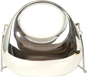 Acrylic Clutch Purse for Women Y2k Party Evening Bag Fashion Underarm Bag Round Shoulder Bag Prom Wedding Handbagbag316OWOISS