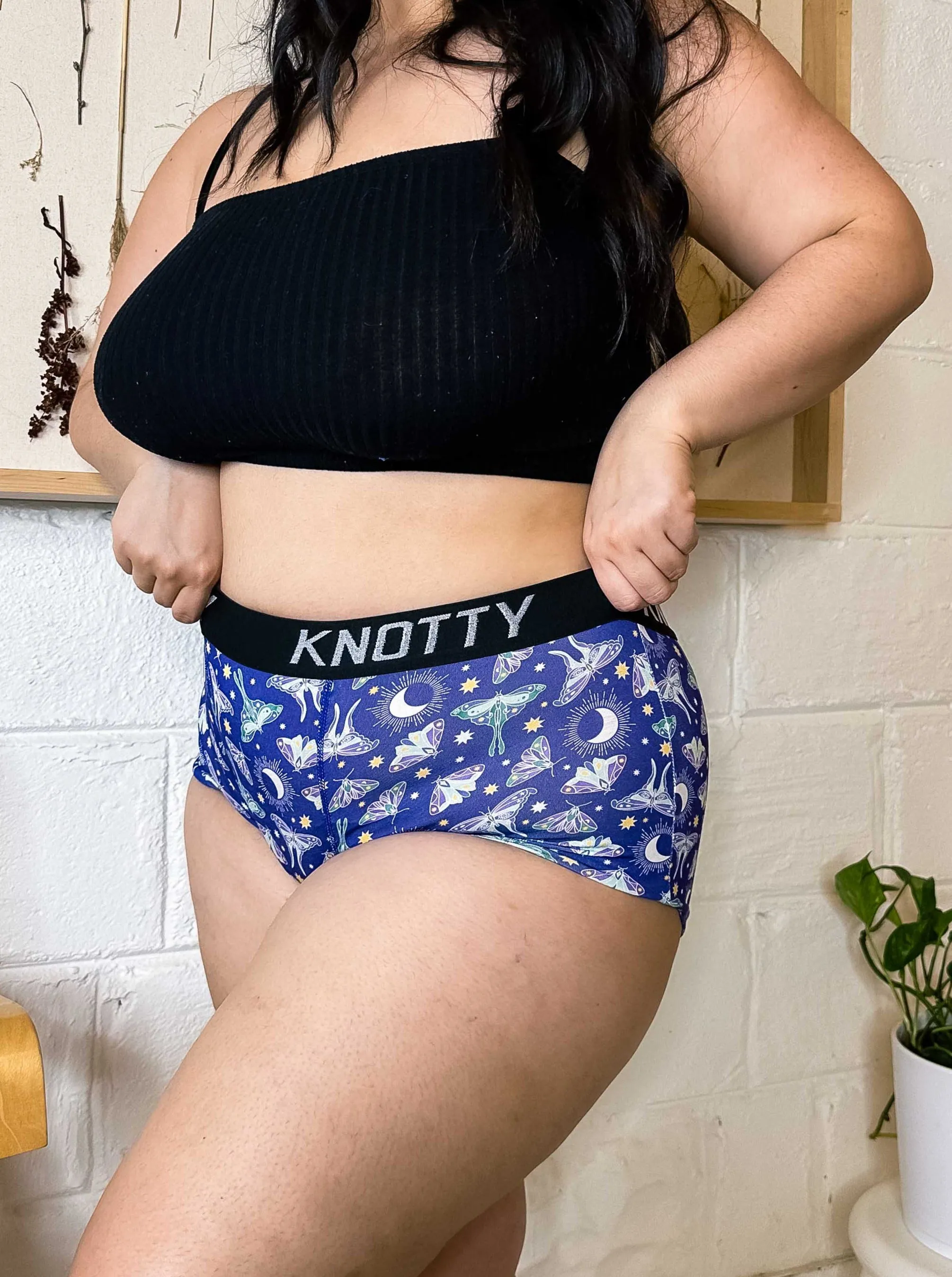 AiraModal™ Lunar Moth Boxer Boyshort