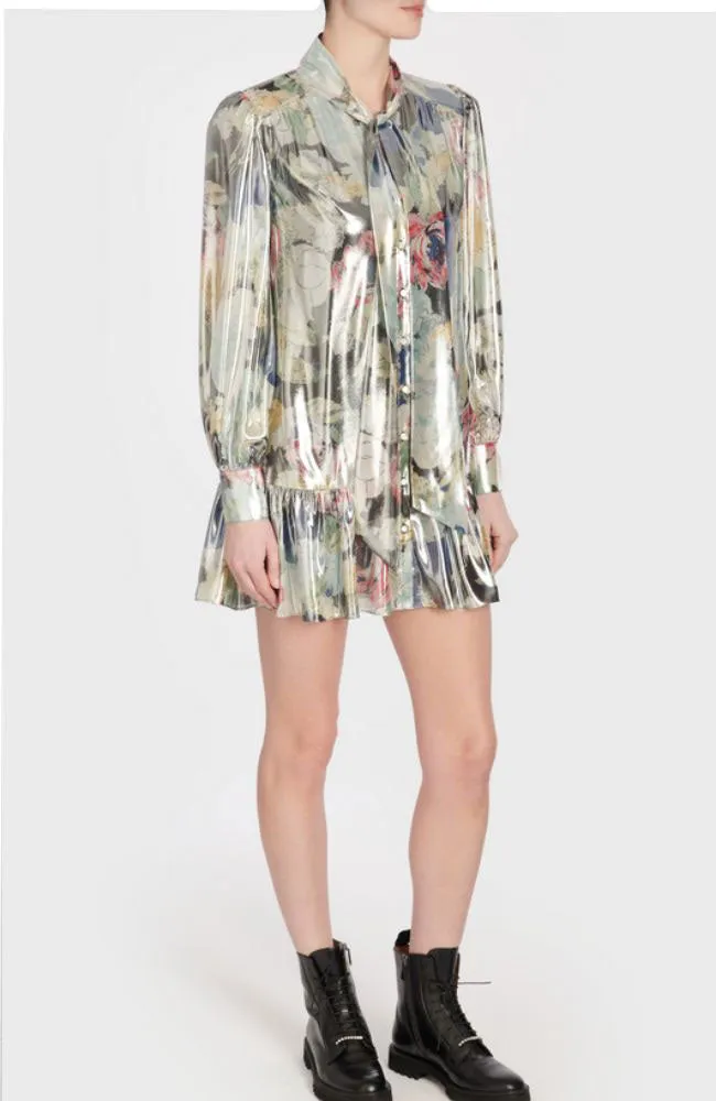 Amani Dress in Black Multi