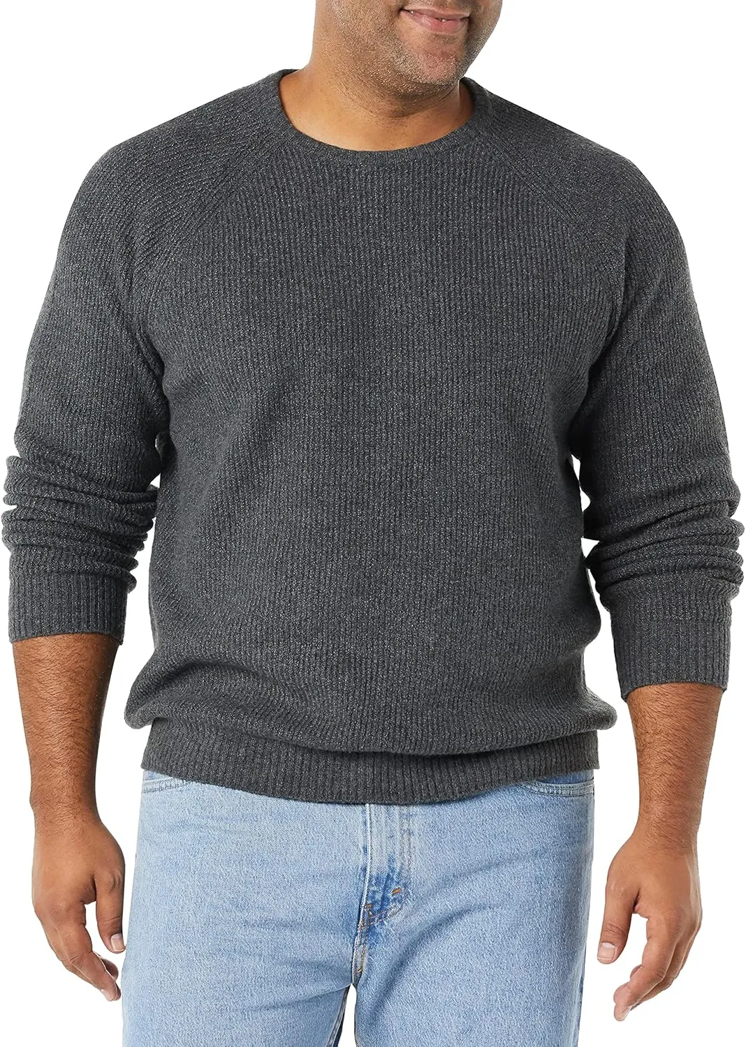 Amazon Essentials Men's Long-Sleeve Soft Touch Crewneck Sweater