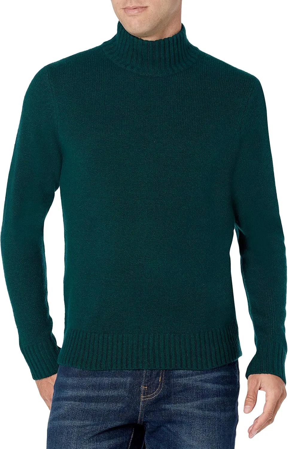 Amazon Essentials Men's Long-Sleeve Soft Touch Turtleneck Sweater