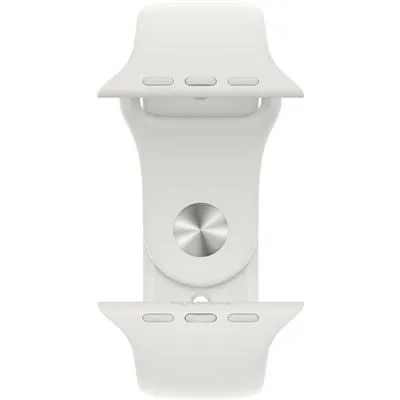 Apple Watch SE (2nd Gen) 44mm Silver Aluminium Case with Silver Sport Band - GPS (Refurbished Grade-B)
