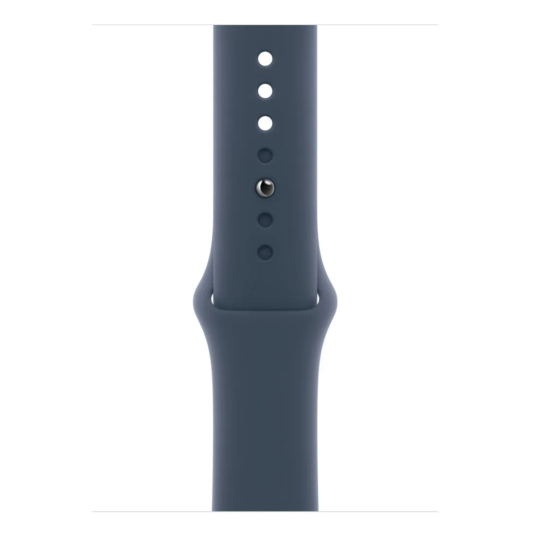 Apple Watch Series 9 41mm GPS   Cellular Silver Aluminium Case with Storm Blue Sport Band AU Version (Opened Never Used)