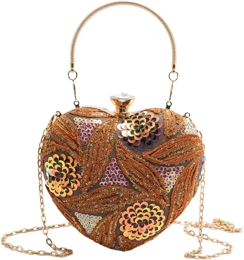 Banquet Bag For Women Hard Clutch Sequin Purse Dinner Bags for Weddings Party Evening Proms Everyday Elegance