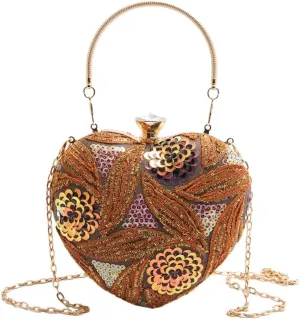 Banquet Bag For Women Hard Clutch Sequin Purse Dinner Bags for Weddings Party Evening Proms Everyday Elegance