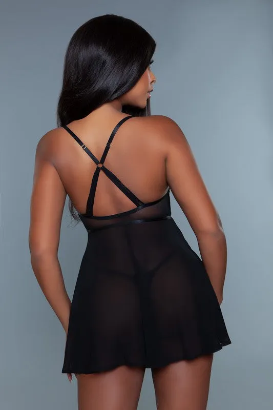BE WICKED Madeline Babydoll Slip Dress