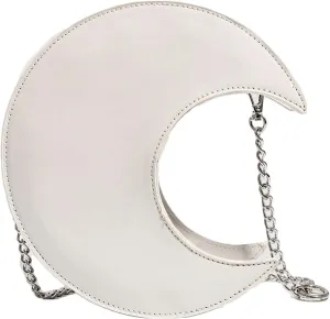 Cute Purse Moon Mini Purses Going Out Y2K Leather Shoulder Bag Everyday Vintage Handbag Aesthetic Purses