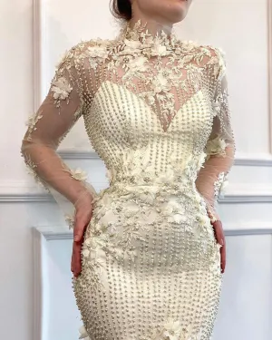 Daisy White Evening Dress