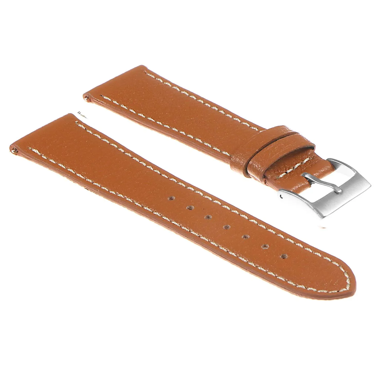 DASSARI Classic Pebbled Leather Watch Band