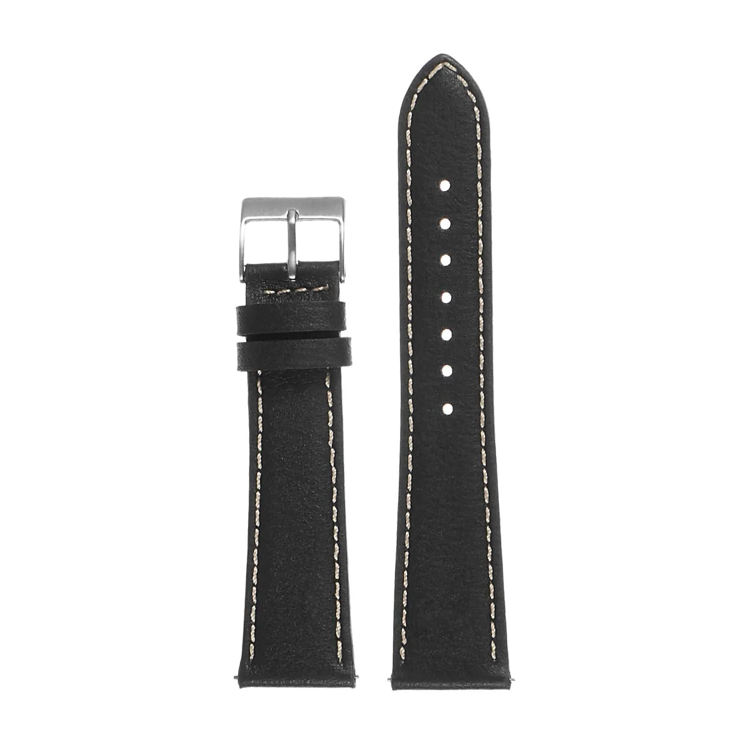 DASSARI Classic Pebbled Leather Watch Band