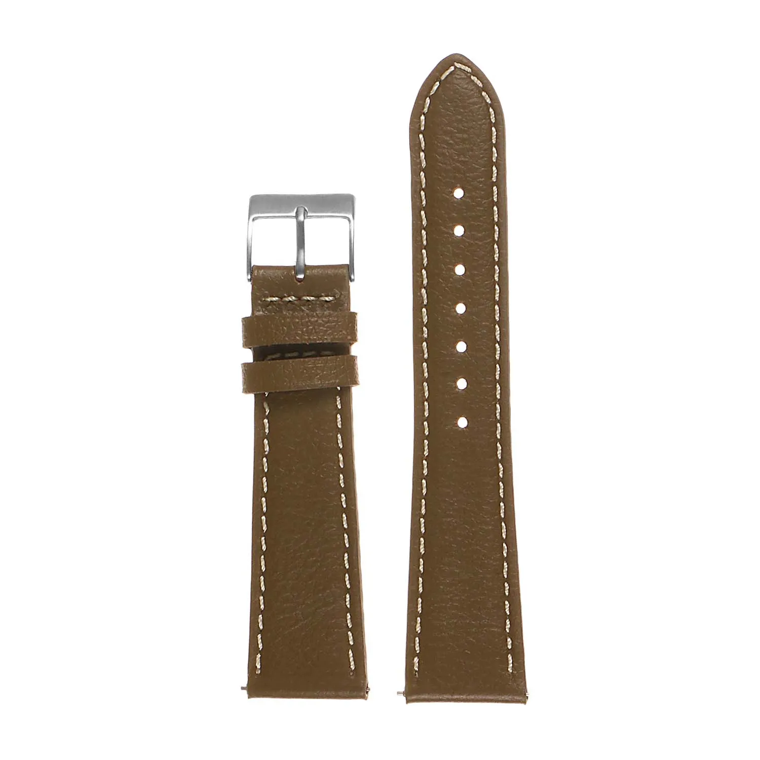 DASSARI Classic Pebbled Leather Watch Band