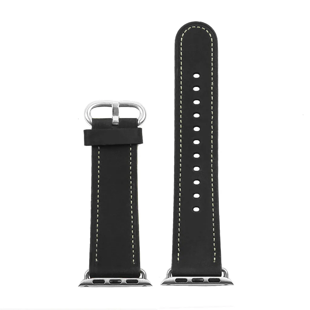 DASSARI Distressed Leather Strap for Apple Watch