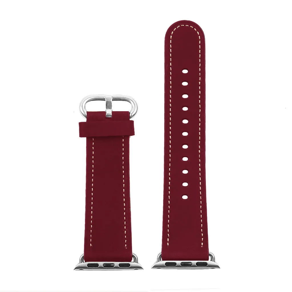 DASSARI Distressed Leather Strap for Apple Watch