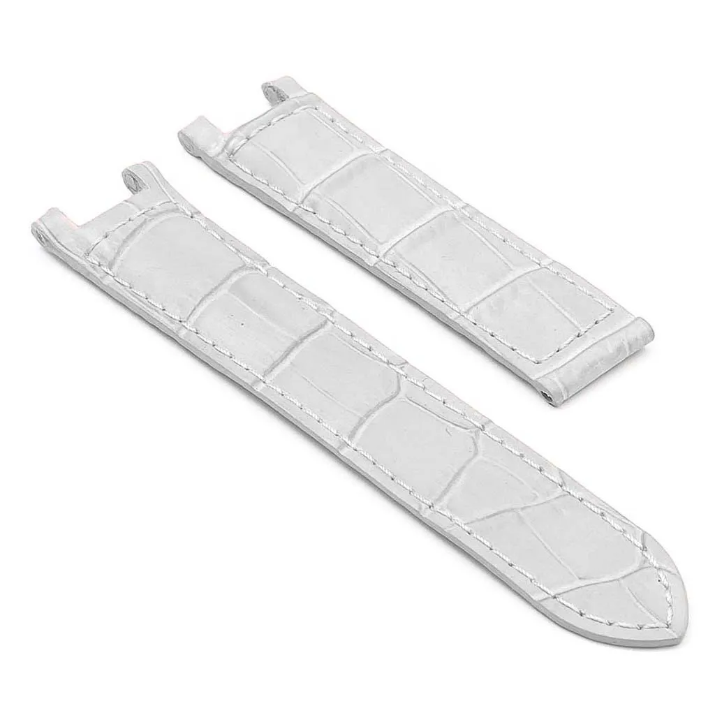 Dassari London Crocodile Leather Strap for Cartier Pasha