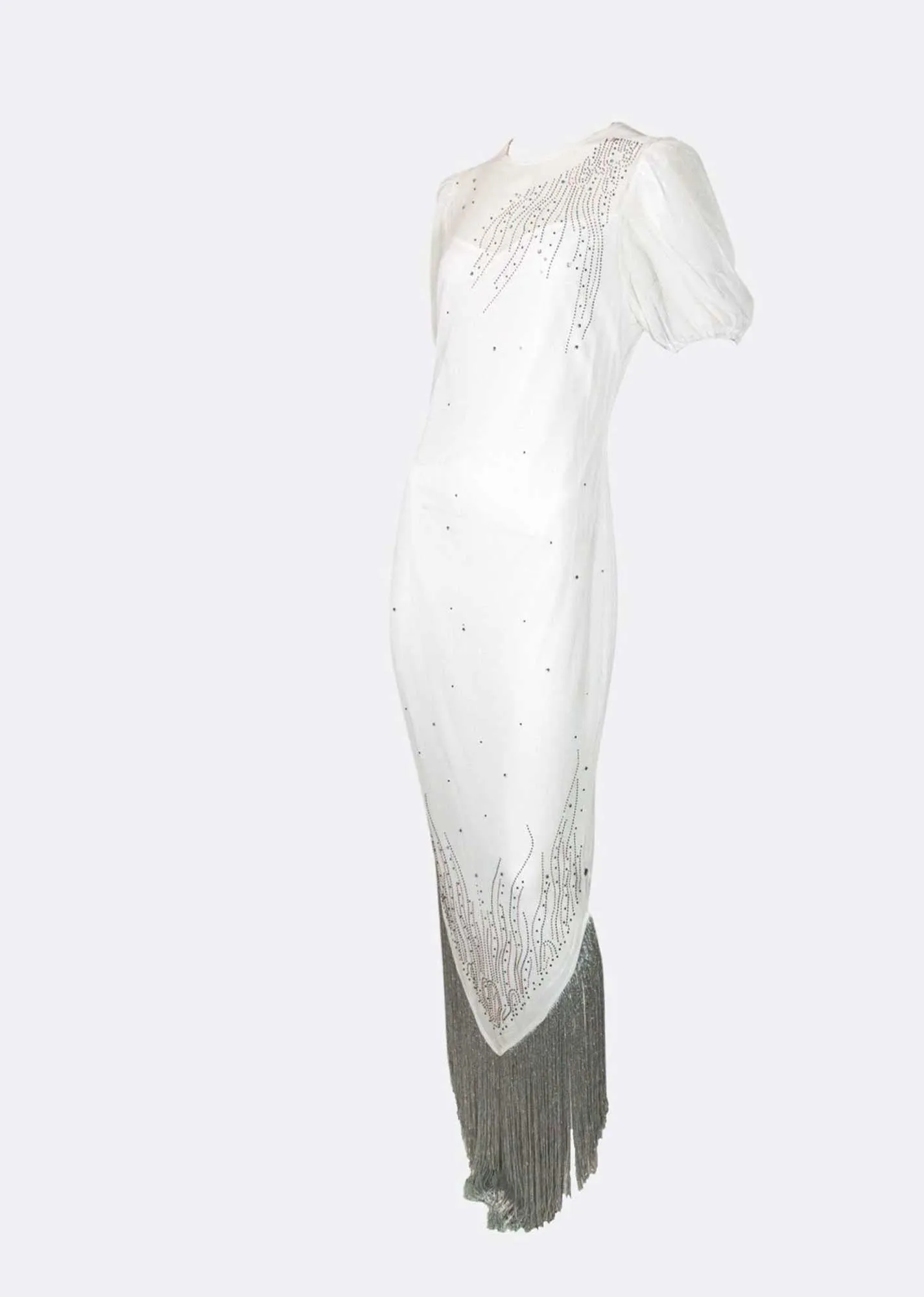 Diamond Flapper Tassel Dress