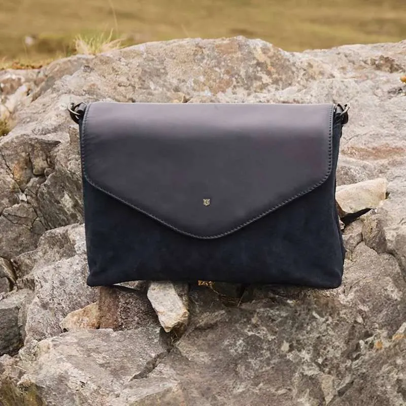 Dubarry Christchurch Suede/Leather Ladies Handbag - French Navy