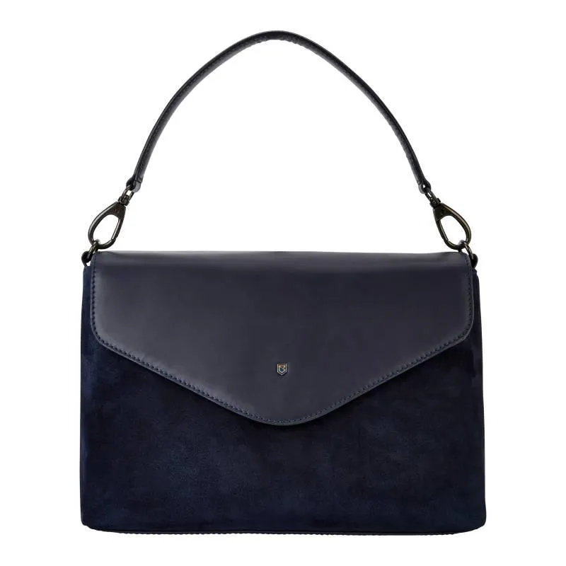 Dubarry Christchurch Suede/Leather Ladies Handbag - French Navy