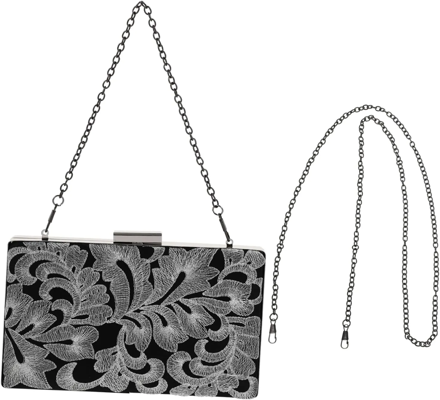 Elegant Luxury Embroidered Clutch Bag Women's Handbag Compact Size Scratch Resistant Material for Wedding Party Banquet