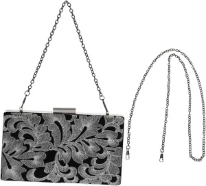 Elegant Luxury Embroidered Clutch Bag Women's Handbag Compact Size Scratch Resistant Material for Wedding Party Banquet
