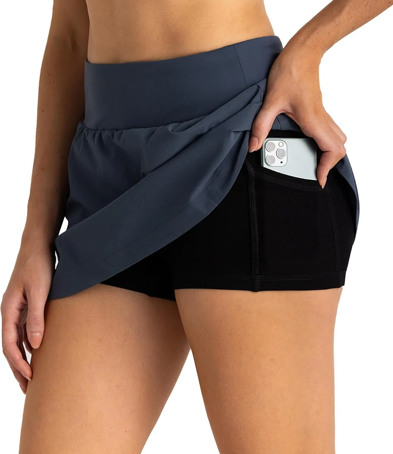 Free Fly Women's Lined Active Breeze Skort, 13" - Bamboo Viscose Liner, UPF 50  Sun Protection, Stretch Skirts for Women