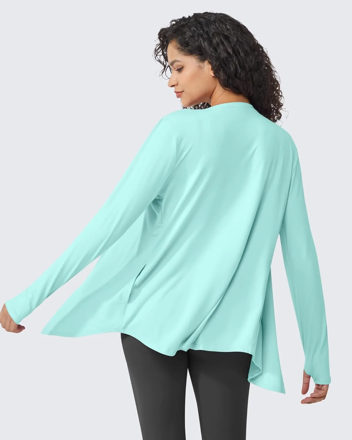 G4Free Lightweight Cardigans for Women UPF 50  Long Sleeve Sun Shirts Open Front Summer Cover Ups UV Protection