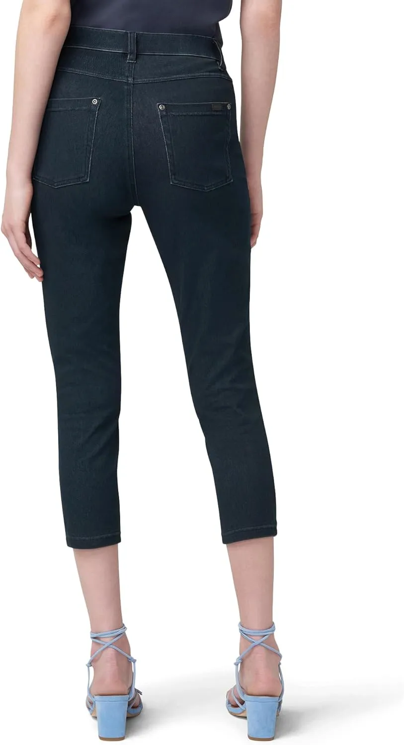 HUE Women's Ultra Soft High Waist Denim Capri Leggings