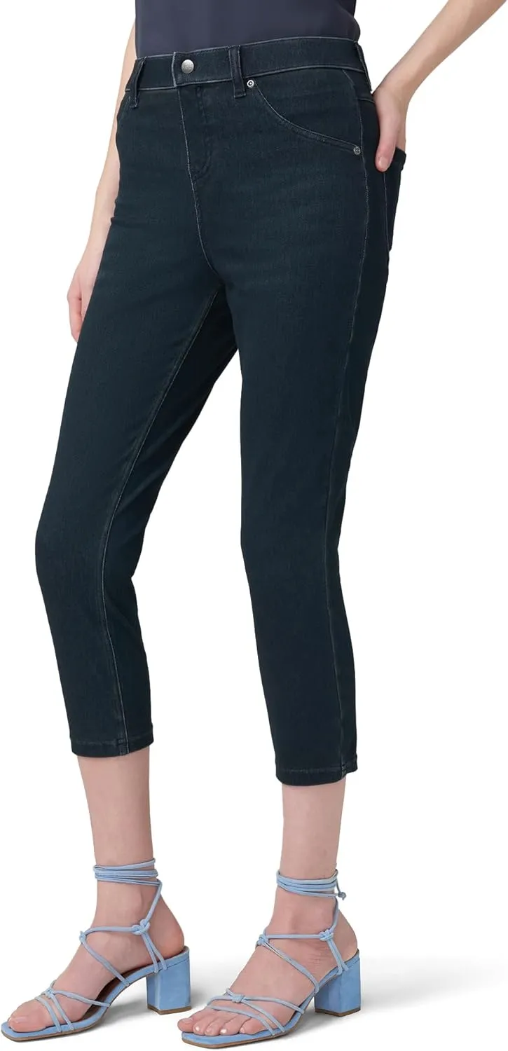HUE Women's Ultra Soft High Waist Denim Capri Leggings
