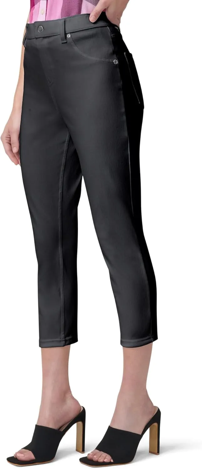 HUE Women's Ultra Soft High Waist Denim Capri Leggings