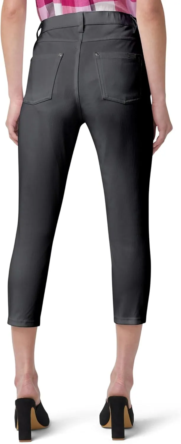 HUE Women's Ultra Soft High Waist Denim Capri Leggings