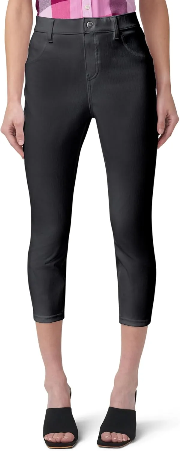 HUE Women's Ultra Soft High Waist Denim Capri Leggings