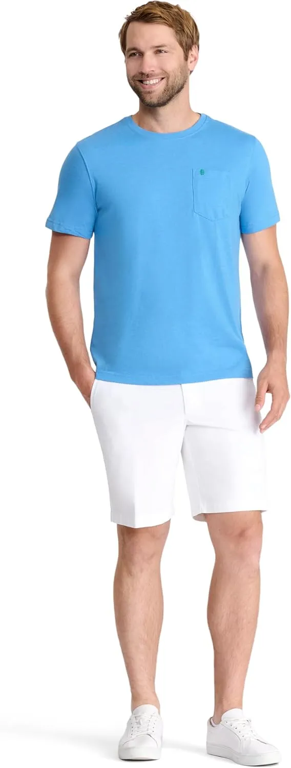 IZOD Men's Saltwater Soft Wash Pocket Crew T-Shirt