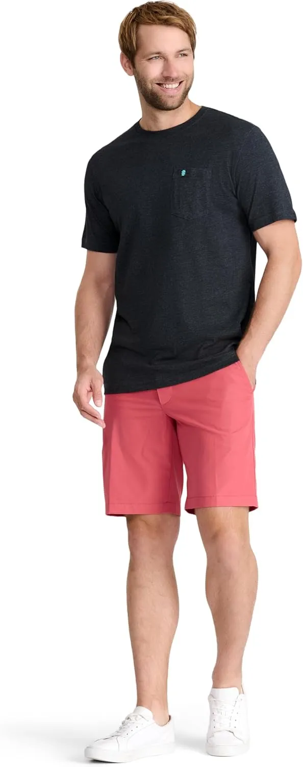 IZOD Men's Saltwater Soft Wash Pocket Crew T-Shirt
