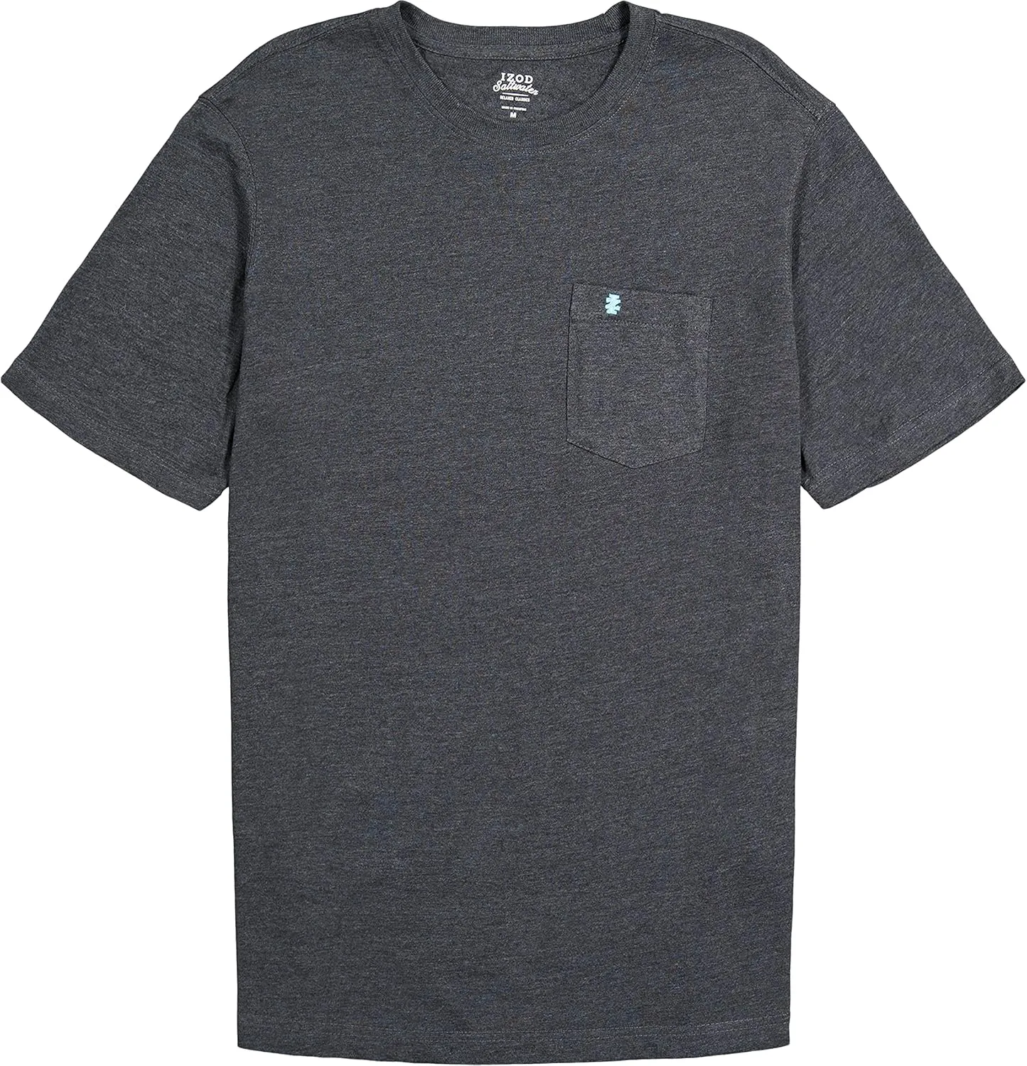 IZOD Men's Saltwater Soft Wash Pocket Crew T-Shirt