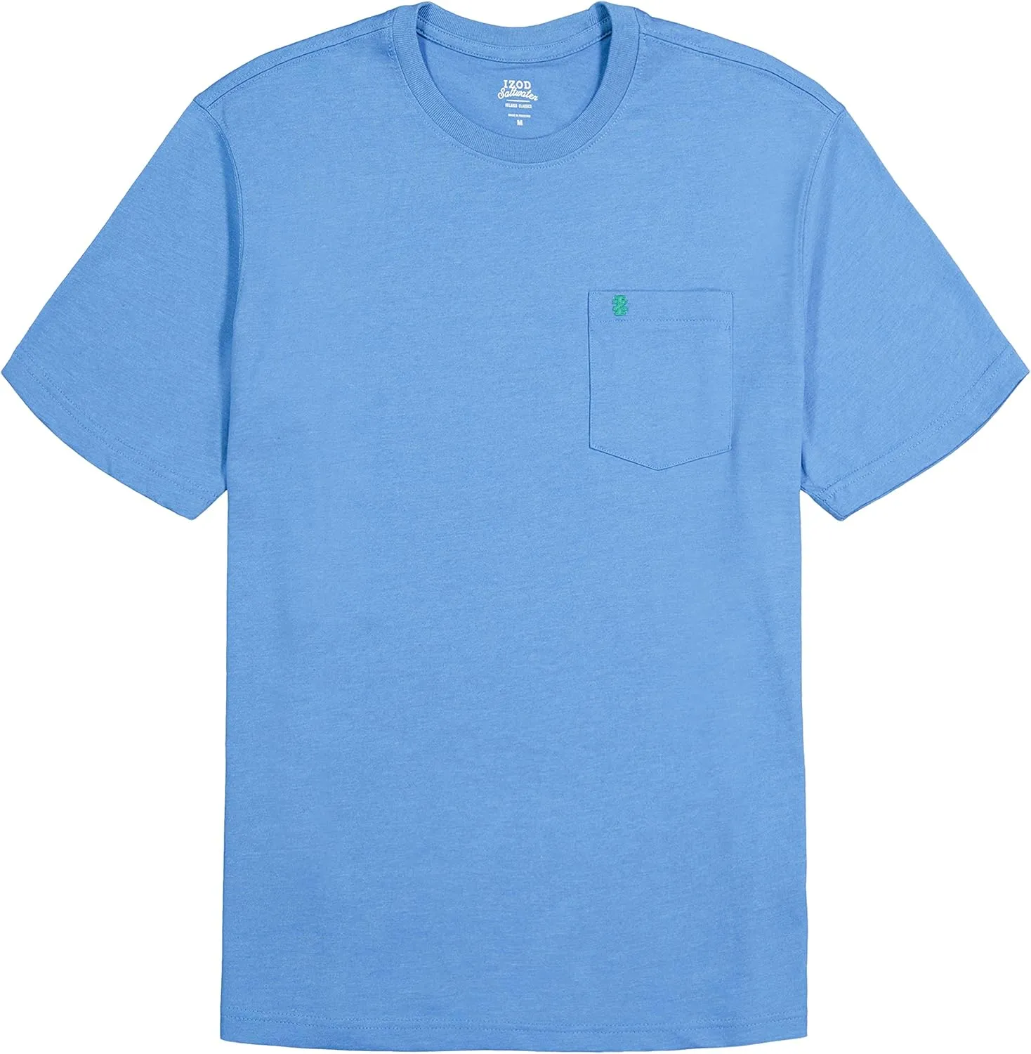 IZOD Men's Saltwater Soft Wash Pocket Crew T-Shirt