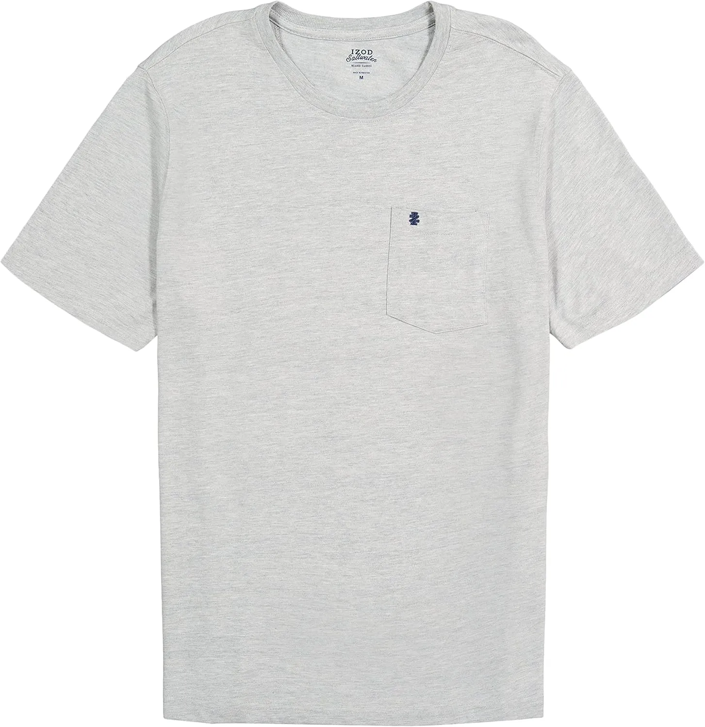 IZOD Men's Saltwater Soft Wash Pocket Crew T-Shirt
