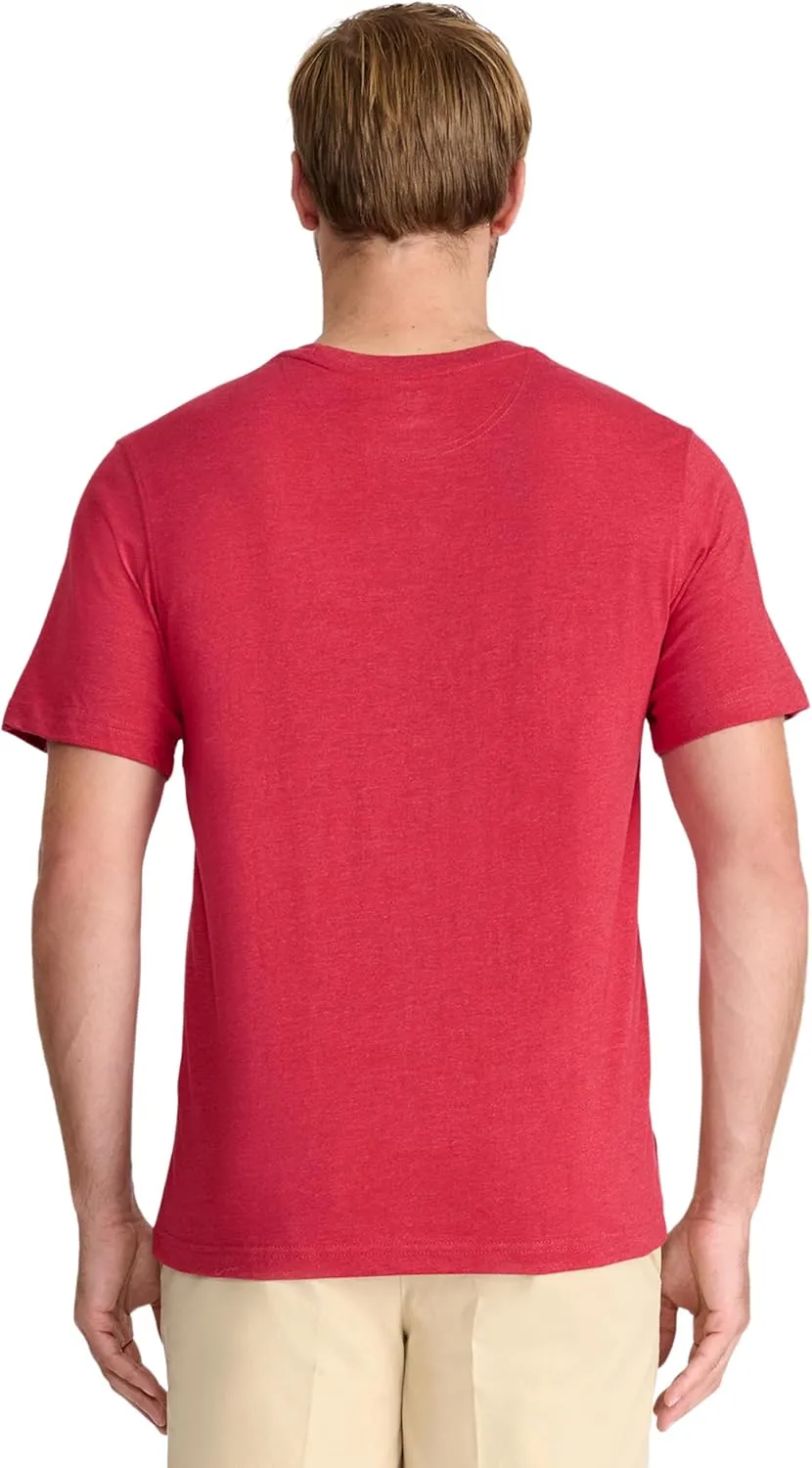 IZOD Men's Saltwater Soft Wash Pocket Crew T-Shirt