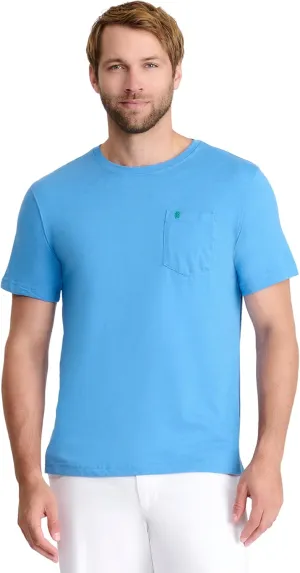 IZOD Men's Saltwater Soft Wash Pocket Crew T-Shirt