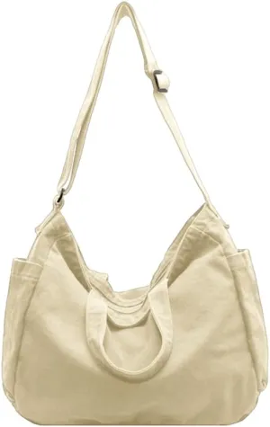 Japanese Canvas Shoulder Bag for Women and Men Vintage Crossbody Bags Satchel