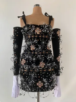 Kamryn Beautiful Black Evening Dress