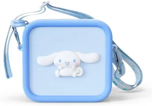Kidamento Cinnamoroll Soft Silicone Camera Case Durable and Adorably Stylish Bag - Adjustable Soft Strap With Buckle - Promotes Comfort and Independence