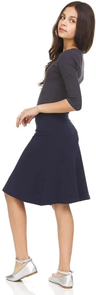 KIKI RIKI Girl's Cotton A-line Skirt 40435